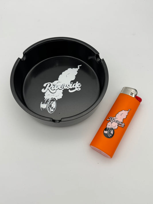 Riverside Burnout Ashtray & Lighter Combo