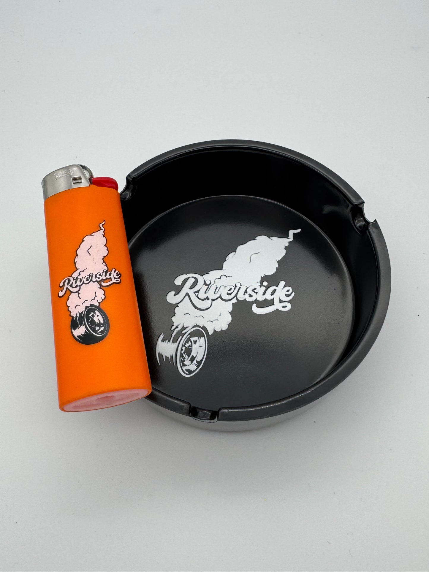 Riverside Burnout Ashtray & Lighter Combo