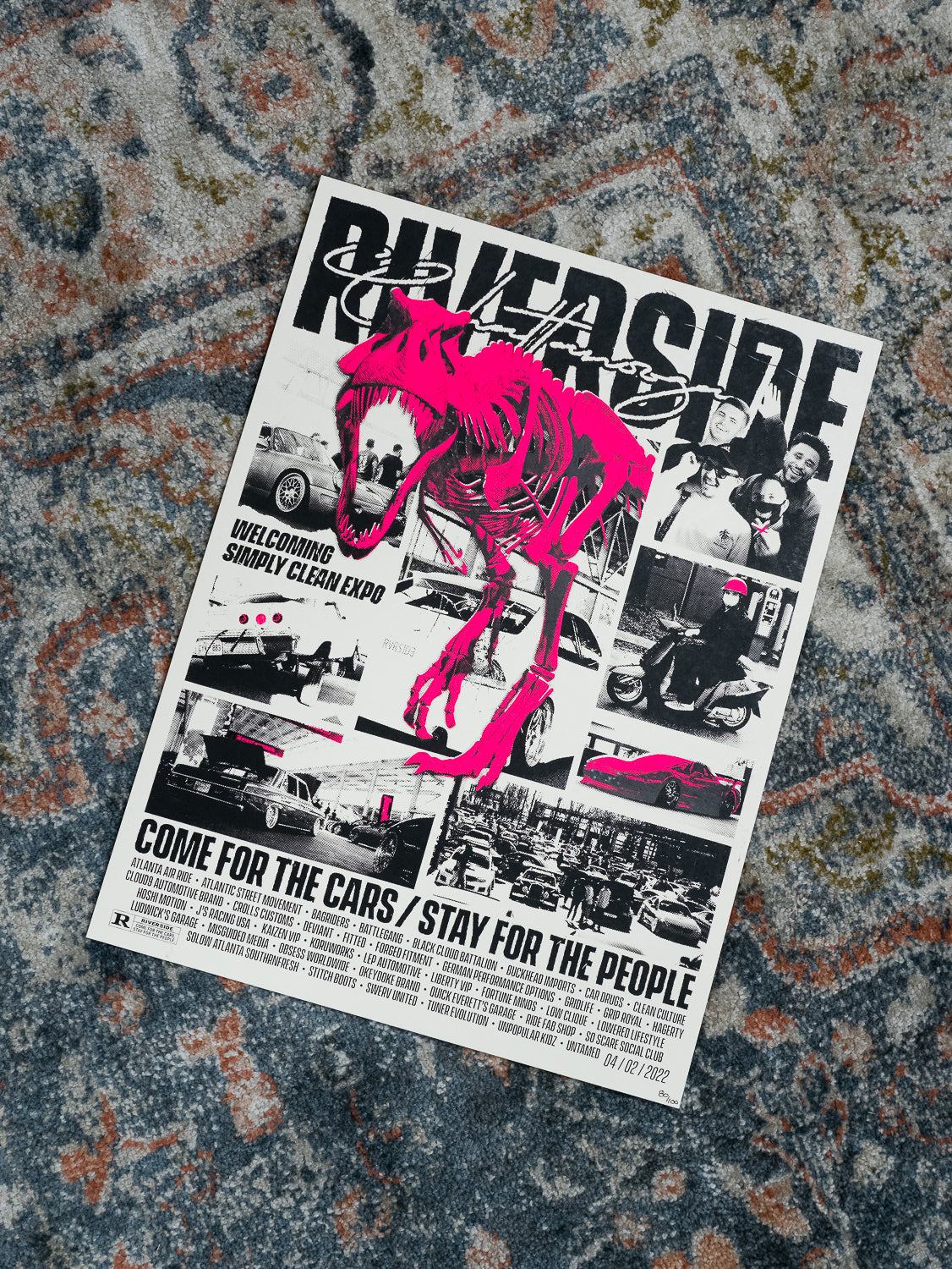 Riverside 7 Screenprinted Poster