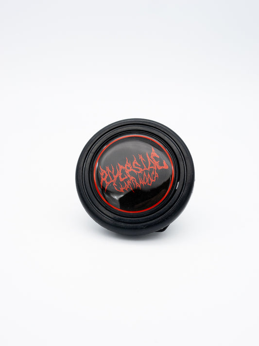 Death Metal Horn Button