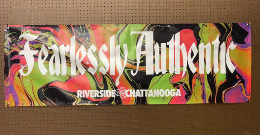 Fearlessly Authentic 72x24" Banner